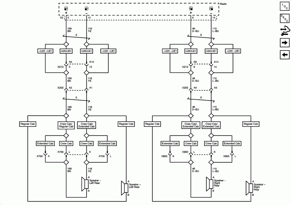 Radio Wiring Diagram For 2008 Chevy Silverado Standard Cd stereo