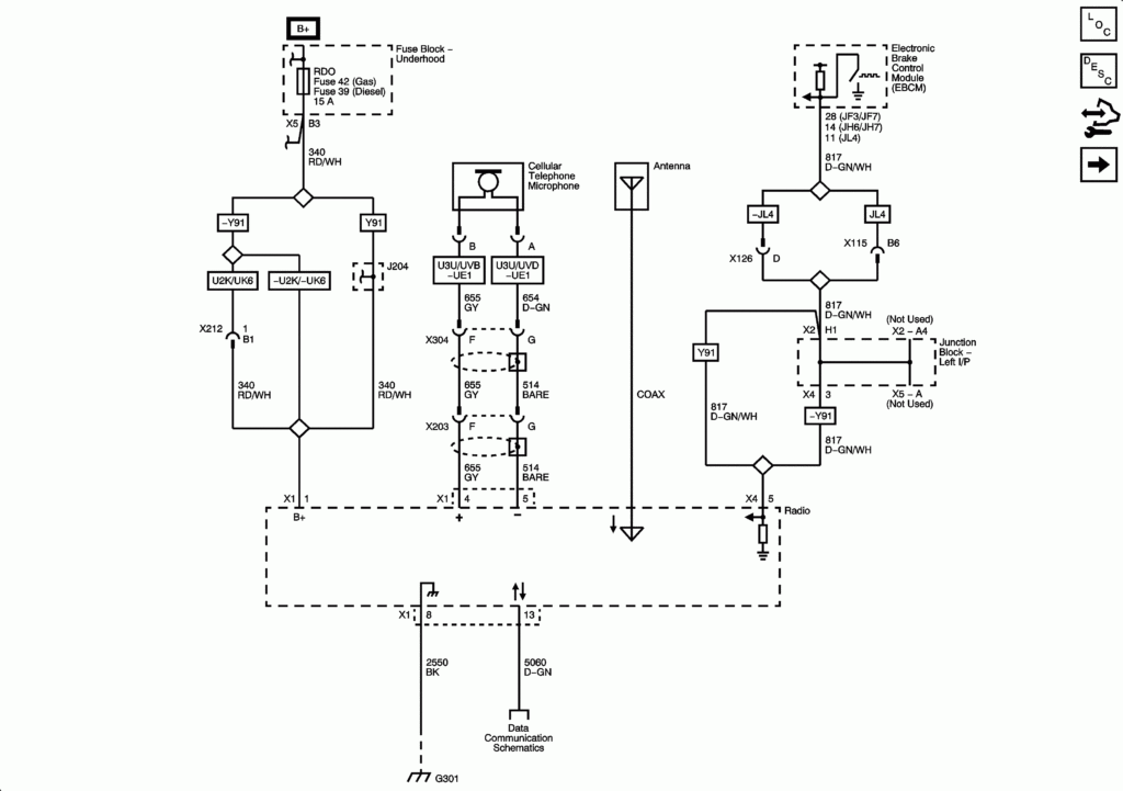 Radio Wiring Diagram For 2008 Chevy Silverado Standard Cd stereo