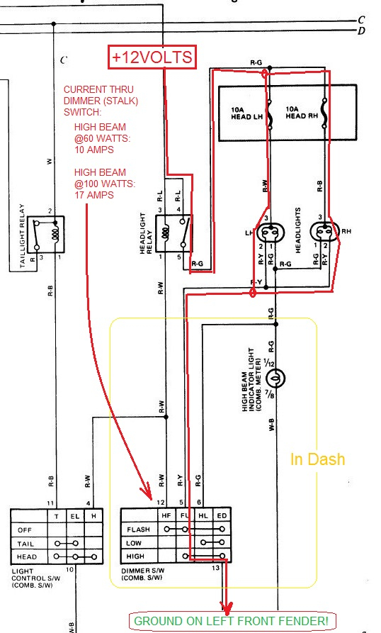 Tail Light Wiring Diagram For 1986 Toyotum Pickup Complete Wiring Schemas