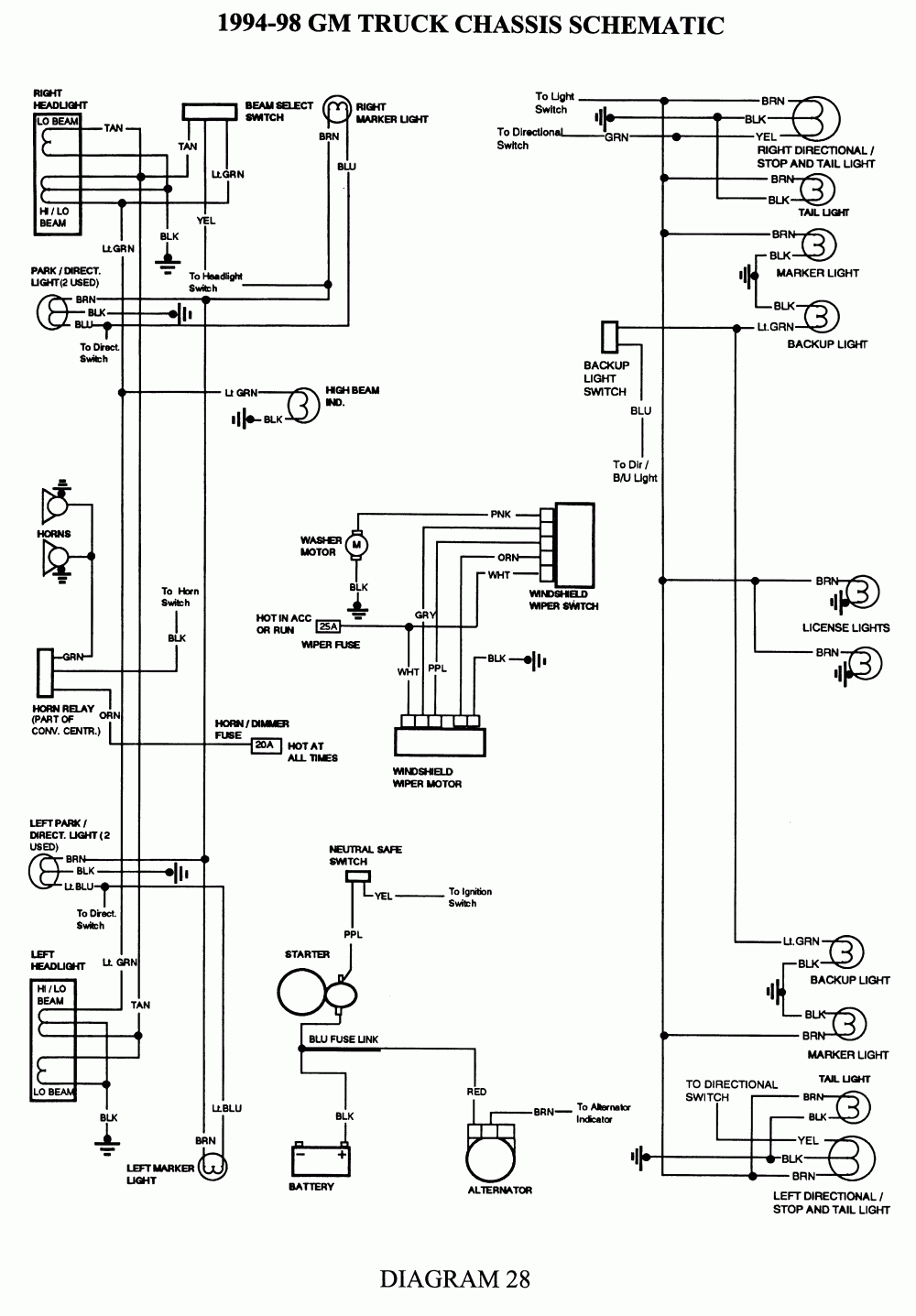 Trailer Brake Light Wiring Diagram Trailer Wiring Diagram