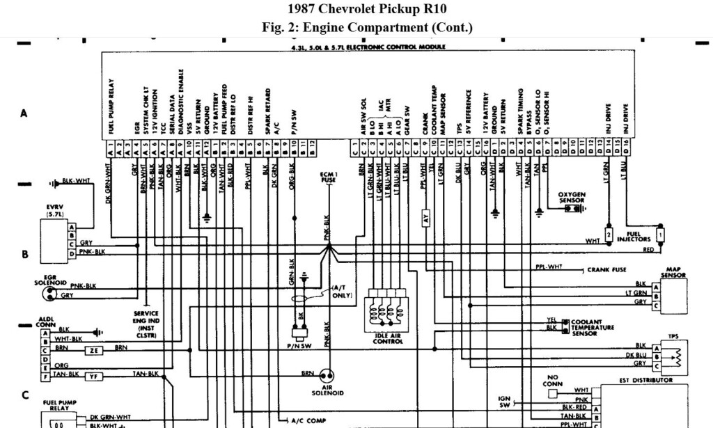 Wiring Diagram For 1987 Chevy Truck Fuel Pump Wiring Diagram