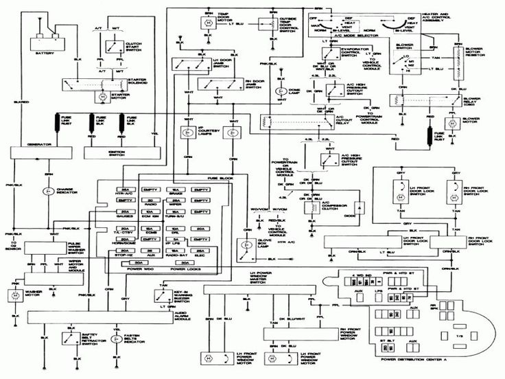 Wiring Diagram For 1993 Chevy S10 Pickup Readingrat Wiring Forums 
