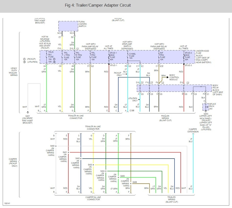 Wiring Diagram Of Trailer Lights On 2003 Chevy Silverado Design