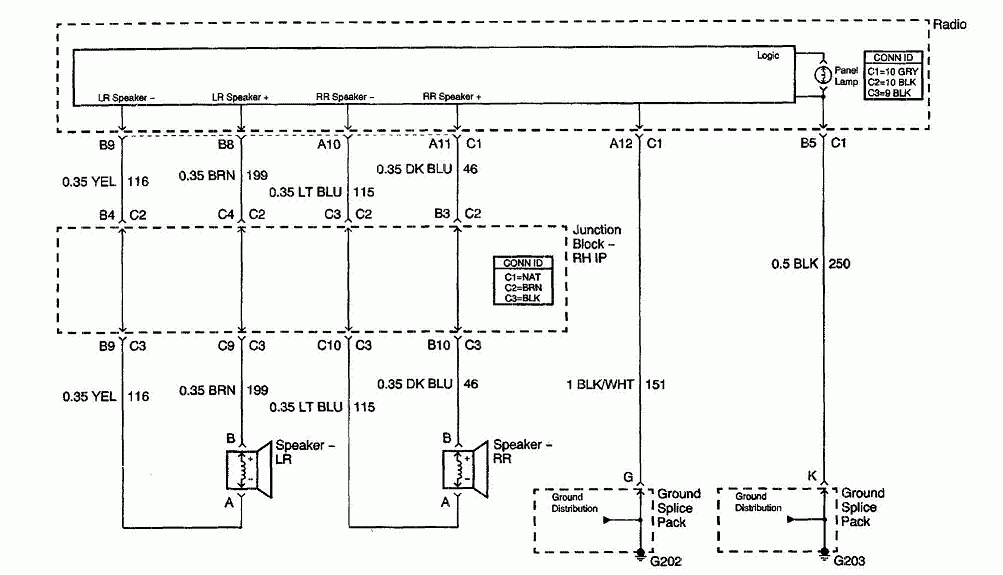 Wiring Diagram The Wires In The Back Of The Radio What Does Each One 