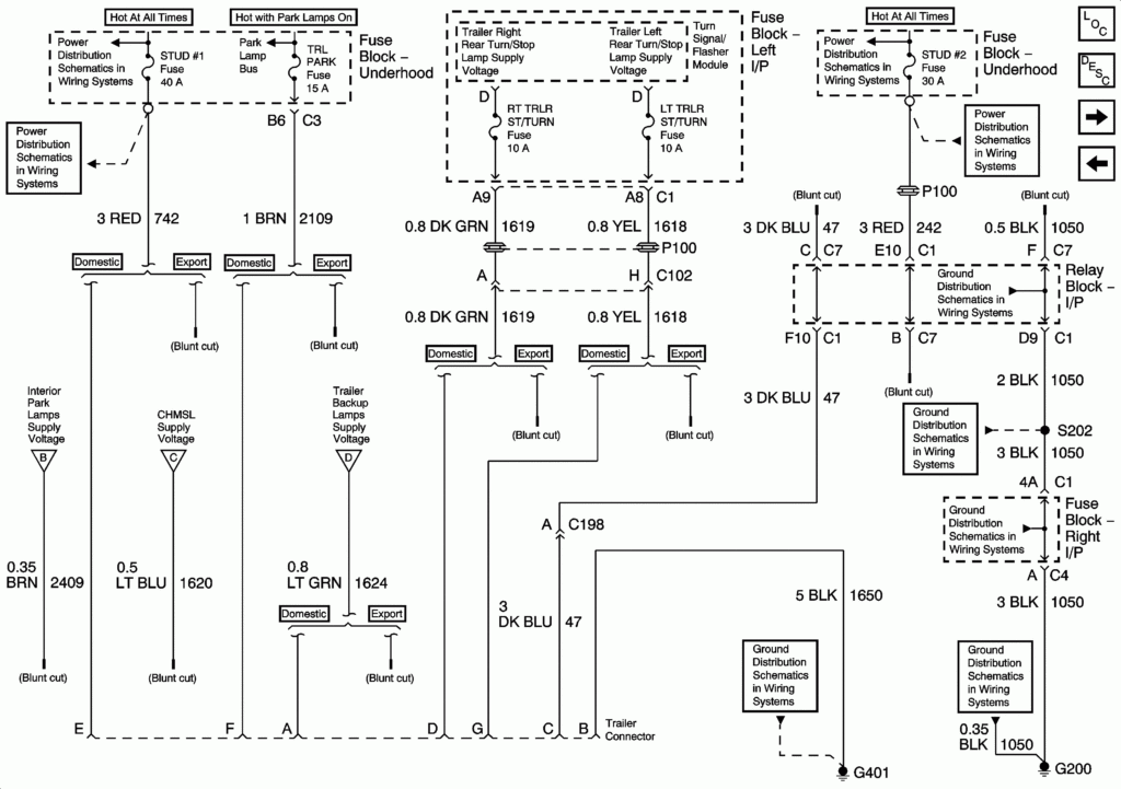 Wiring Diagrams For Trailer Plug On 2003 Chevrolet Tahoe