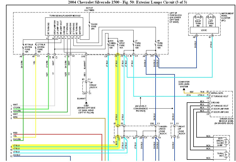 Wiring Schematic 2004 Chevy 3500 2005 Chevy Express Van Tail Light 