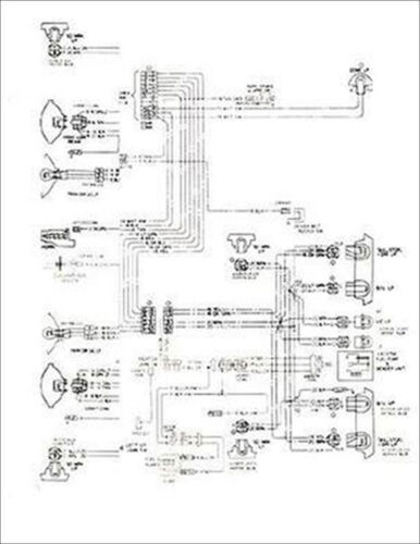 1977 Camaro And LT RS And Z28 Foldout Wiring Diagram 77 Original Chevy
