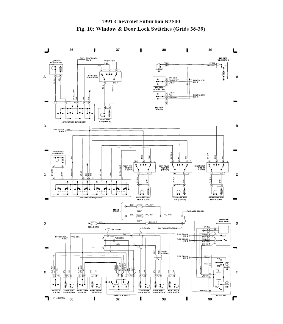 1989 Chevy Suburban Wiring Diagram