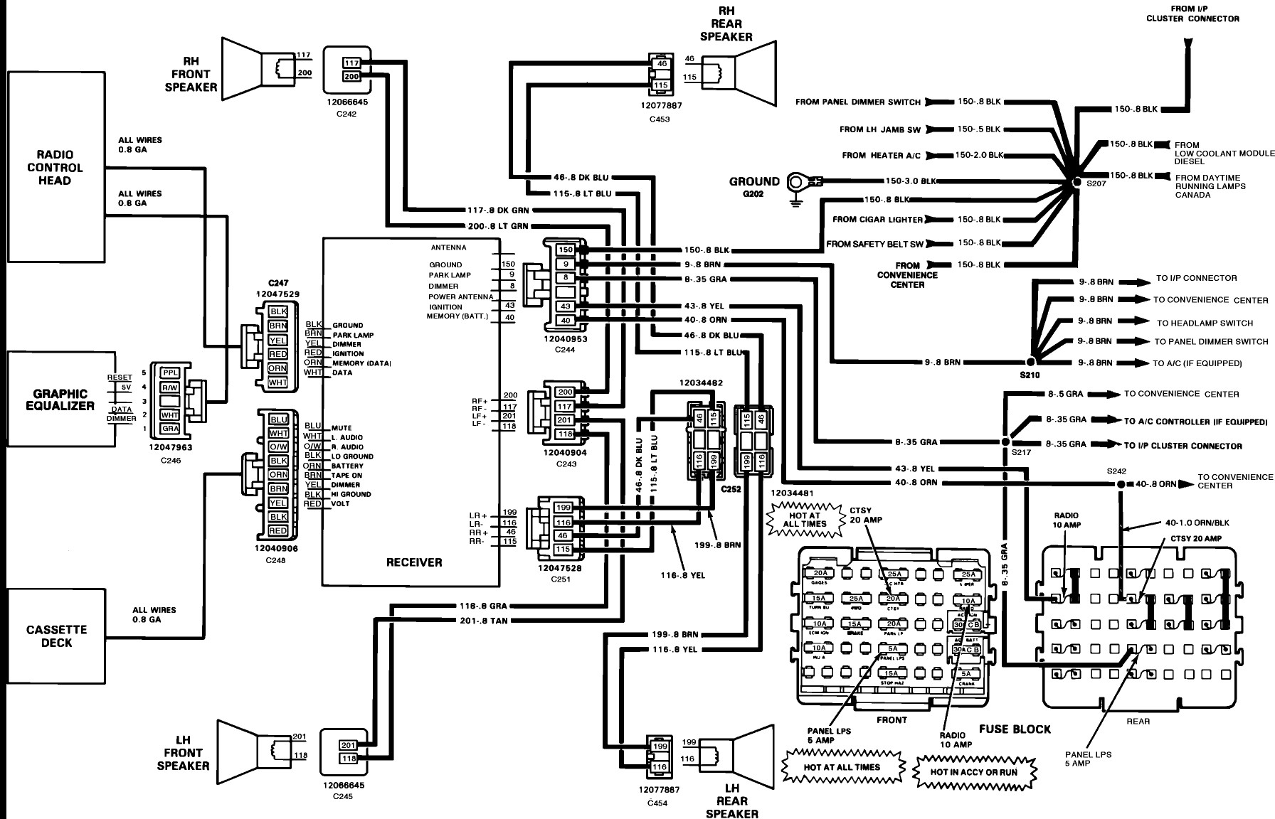 1990 Chevy Silverado Radio Wiring Diagram Free Wiring Diagram