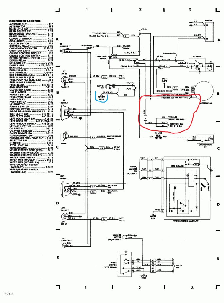 1991 Chevy Ignition Switch Wiring Diagram