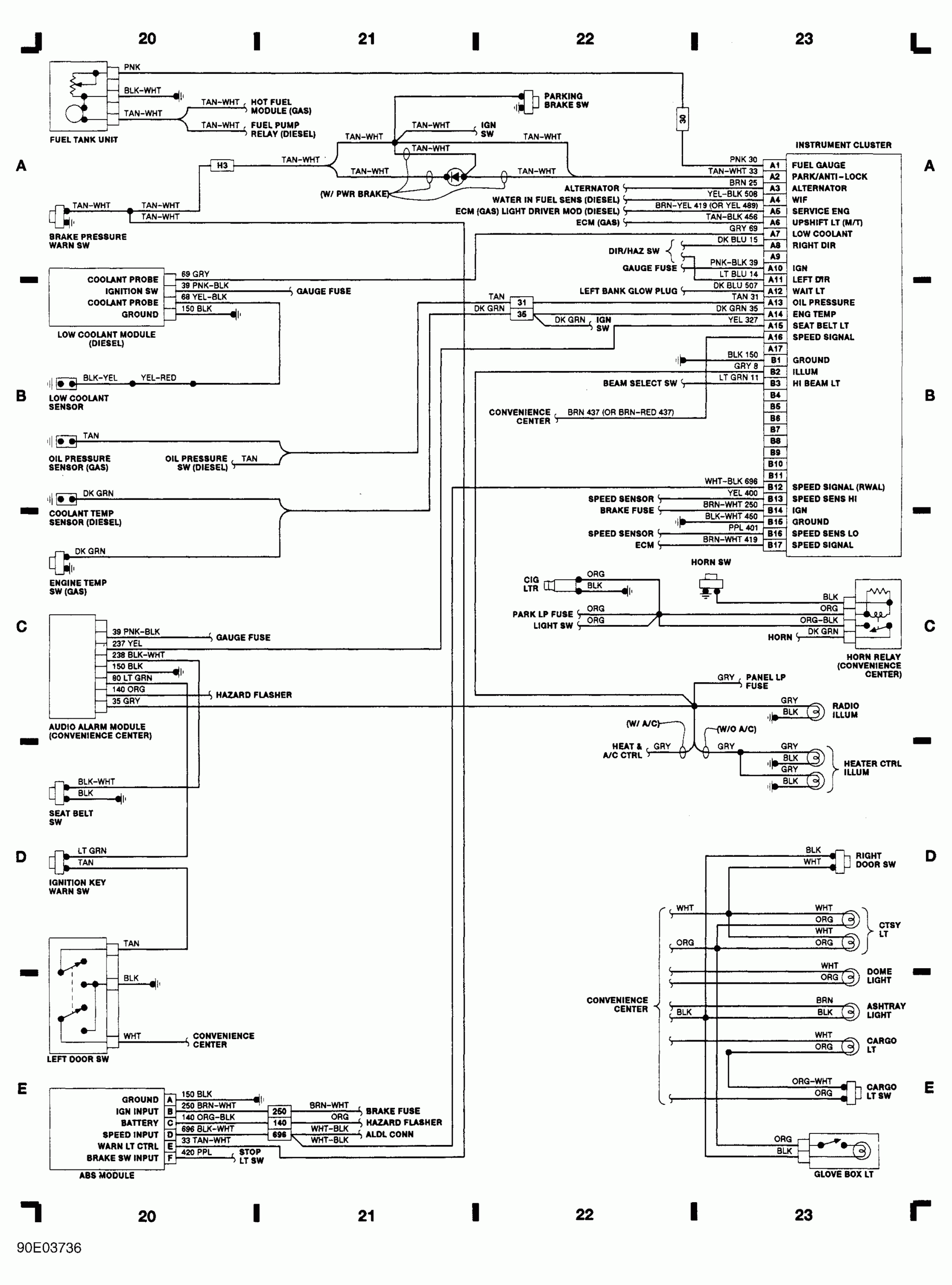 1993 K2500 Wiring Diagram