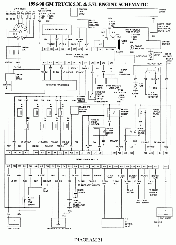 1998 Chevy Silverado Fuel Pump Wiring Diagram Free Wiring Diagram