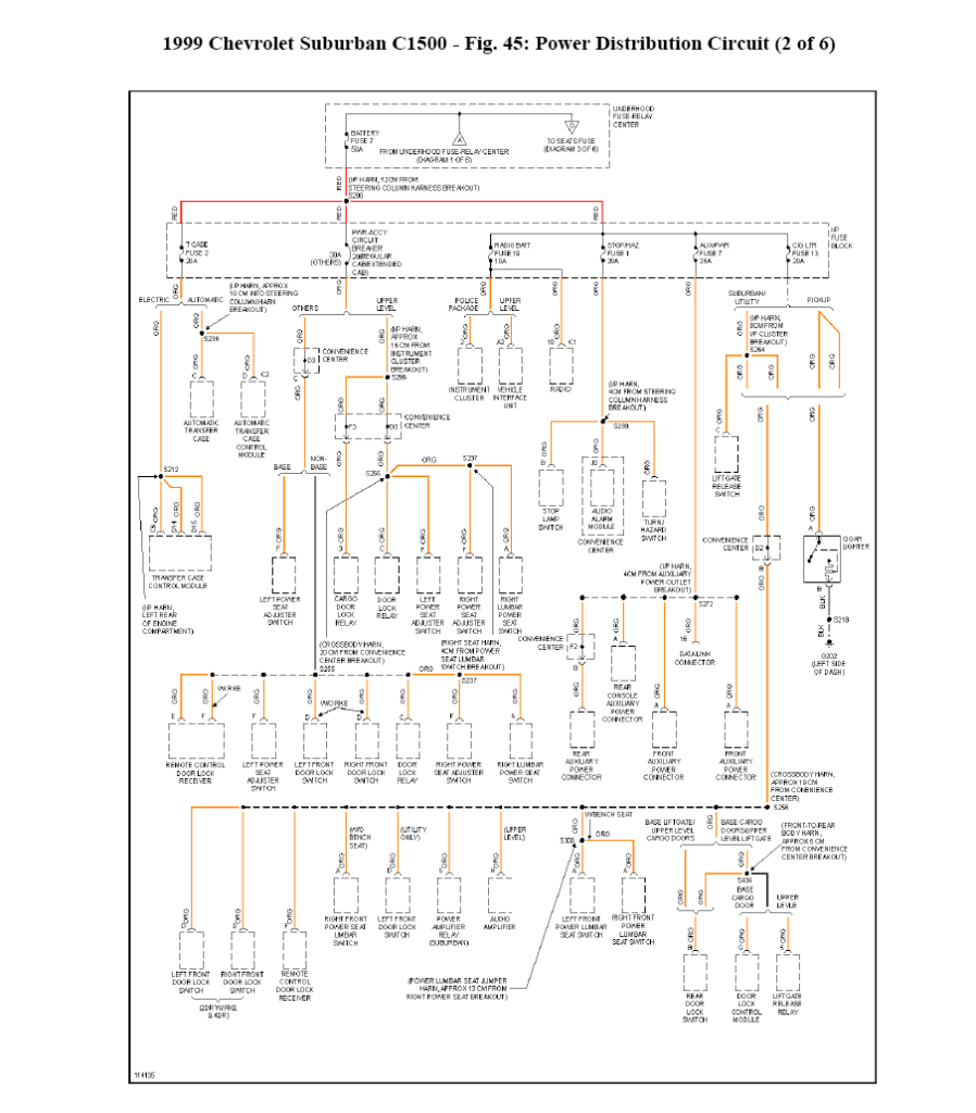 1999 Chevrolet Suburban Radio Wiring Diagram 99 Suburban 4x4 Wiring 