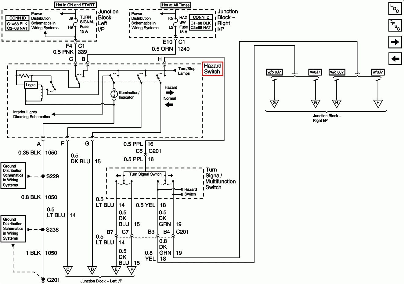 2001 Chevy Impala Turn Signal Wiring Diagram WiringDiagram 