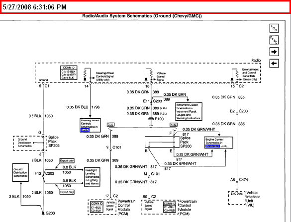 2001 Chevy S10 Stereo Wiring Diagram