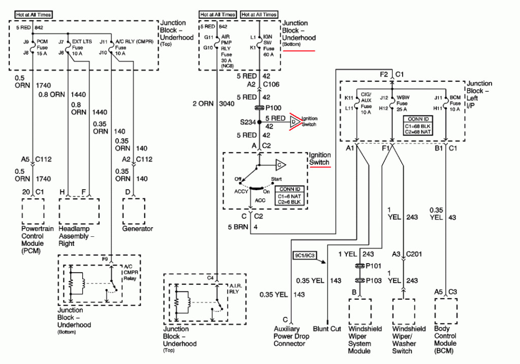 2001 Monte Carlo Radio Wiring Diagram 2000 2005 Chevrolet Impala 