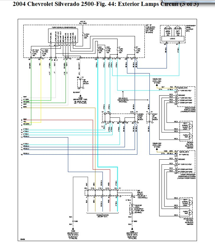 2004 Chevy Tahoe Turn Signal Wiring Diagram 2004 Chevy Ignition