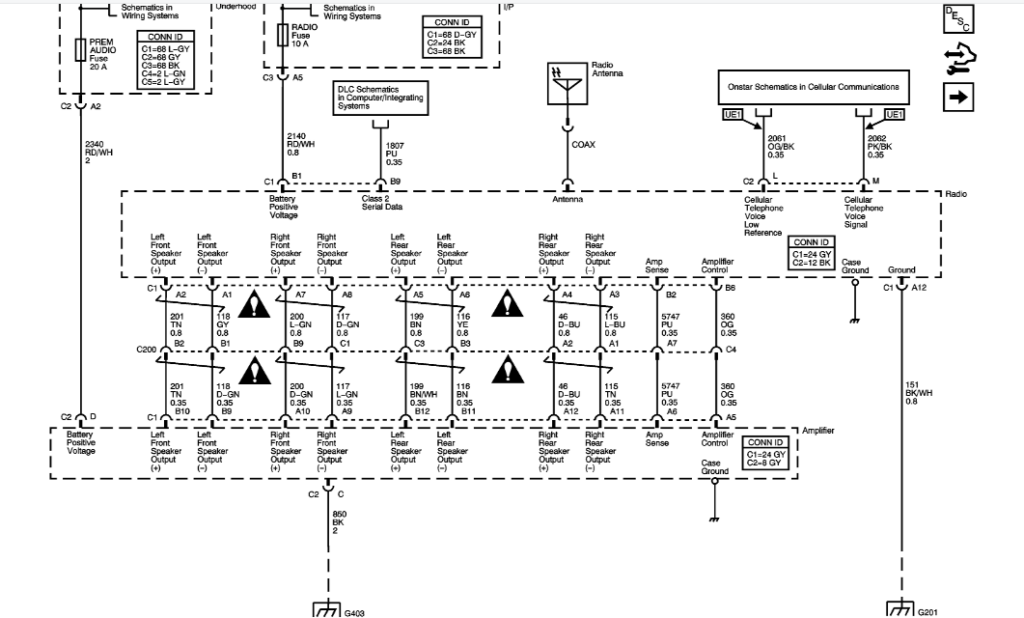 2005 Chevy Equinox Stereo Wiring Harness Diagram Greenica