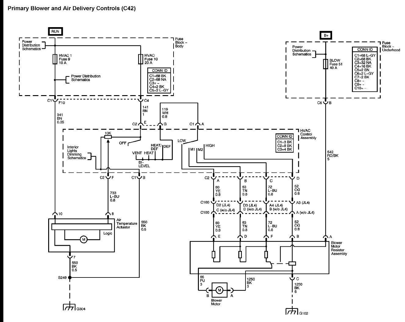 2006 Chevy Silverado Blower Motor Resistor Wiring Diagram Free Wiring 