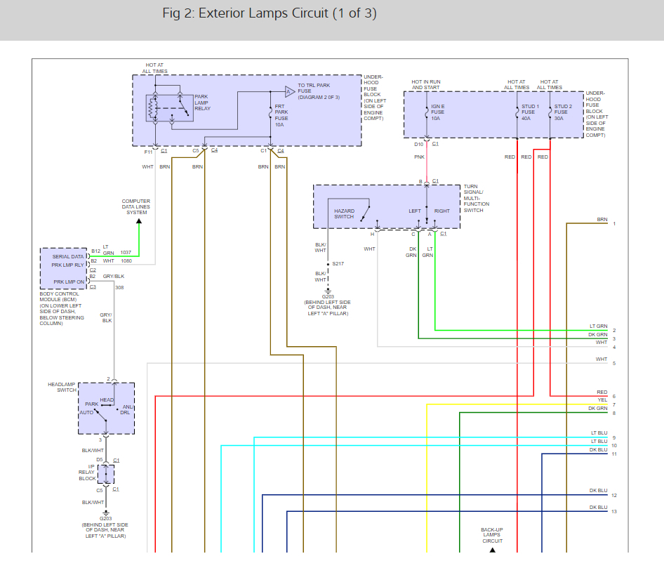 2007 Chevy Silverado Turn Signal Wiring Diagram Wiring Diagram