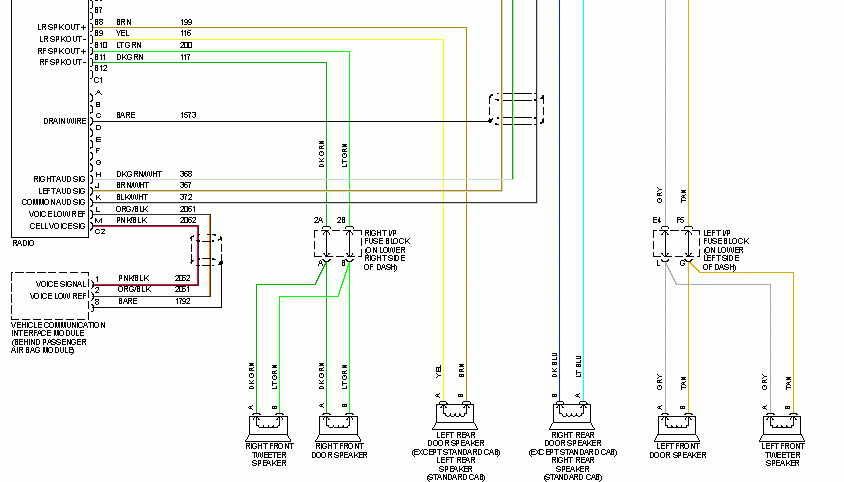 33 2004 Chevy Silverado Radio Wiring Diagram Worksheet Cloud