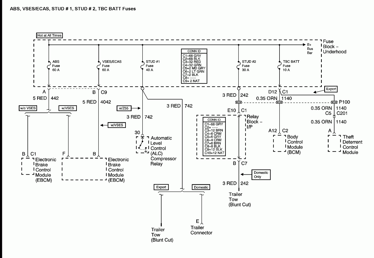 97 Tahoe Ignition Switch Wiring Diagram