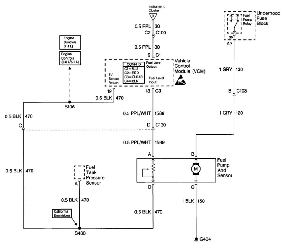 99 Tahoe Fuel Pump Wiring Diagram Wiring Diagram