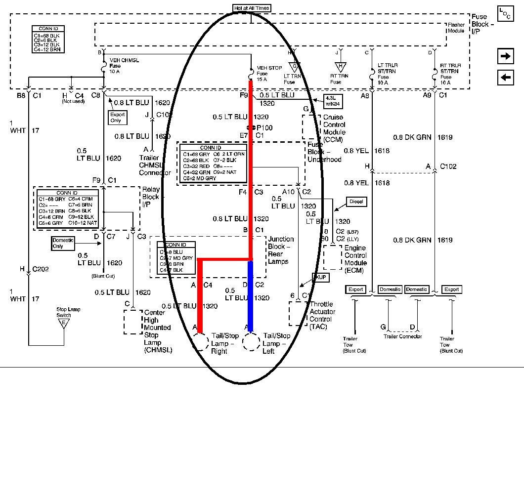 Brake Light Wiring Diagram 2004 Chevy Silverado Free Wiring Diagram