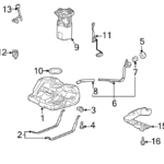 Chevrolet Impala Fuel Pump Wiring Harness All 25800700 GM Parts