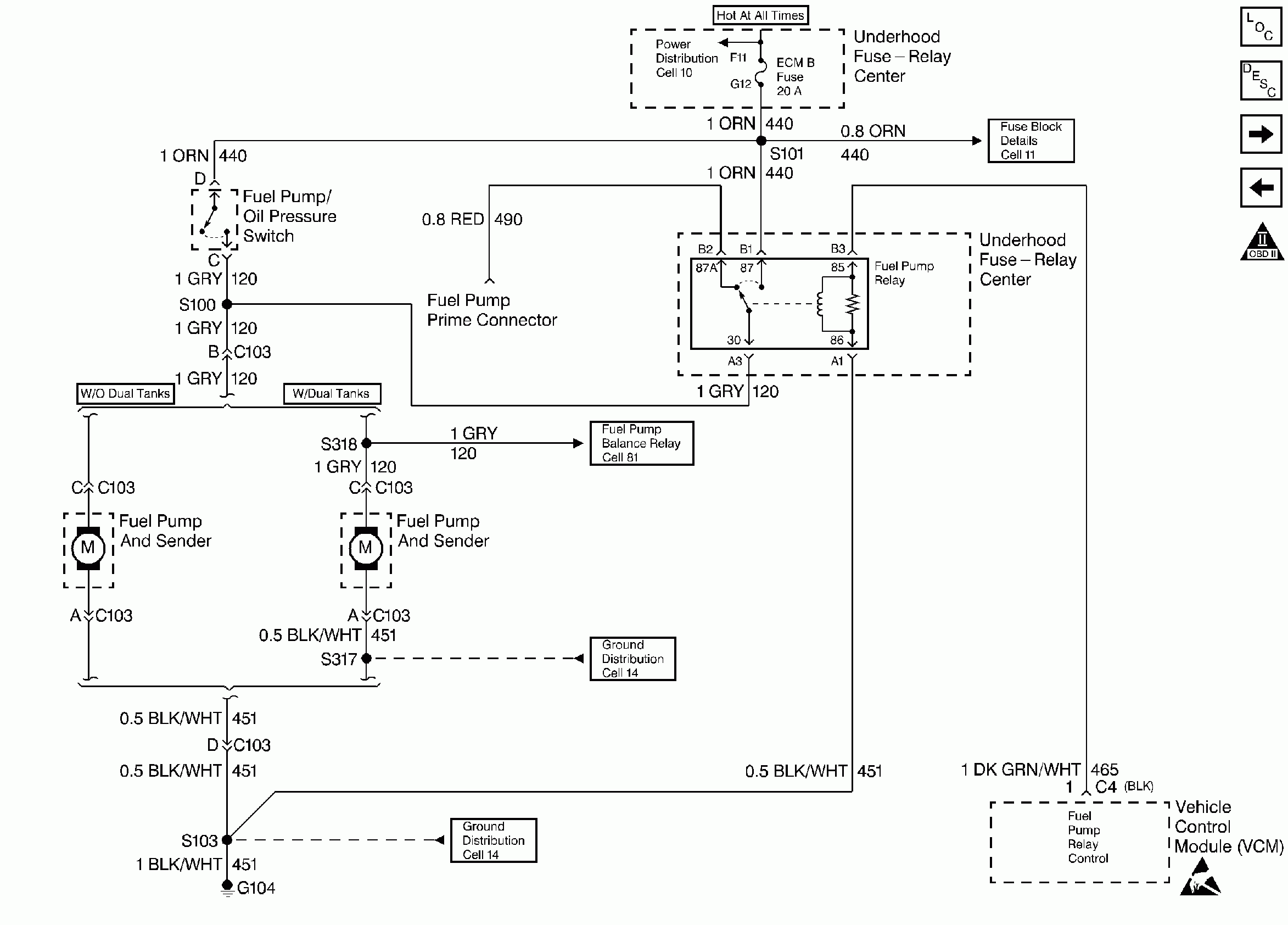 Fuel Pump Wiring Diagram For 1997 Chevy Truck 5 7