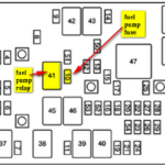 Where Is The Fuel Pump Relay not The Fuse Ina 2004 Chevy Trailblazer