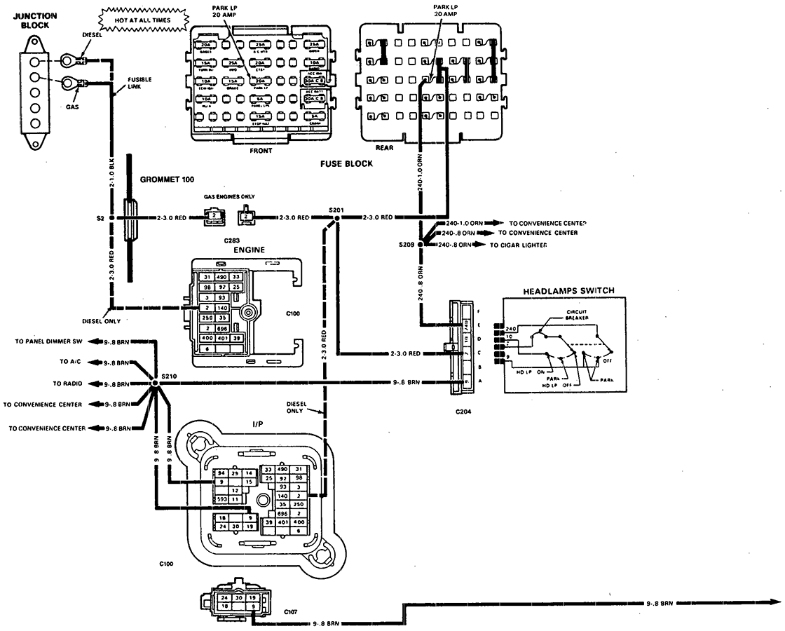 Wiring Diagram 29 Tail Light Wiring Diagram 1995 Chevy Truck