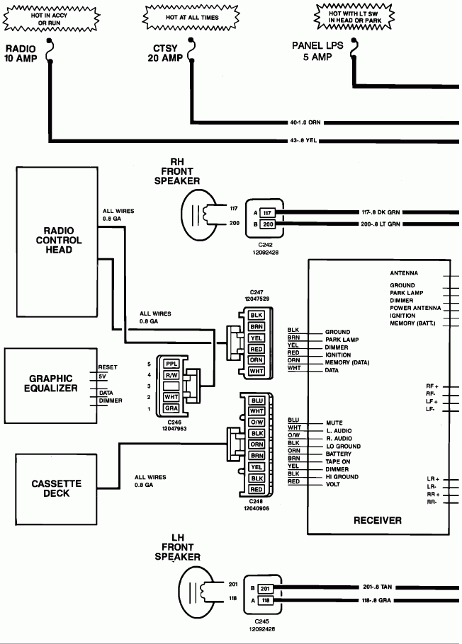 Wiring Diagram 92 Gmc Radio