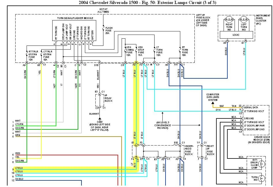 Wiring Schematic 2004 Chevy 3500 2005 Chevy Express Van Tail Light 